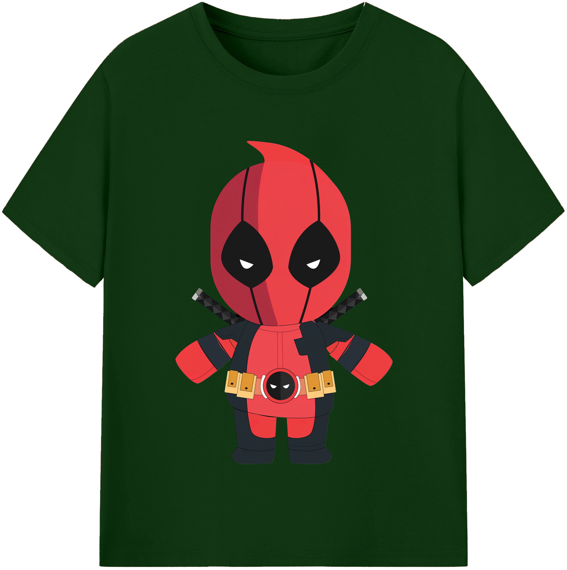 （画像用） Deadpool デッドプール 綿100％半袖Tシャツ（フロントプリント）